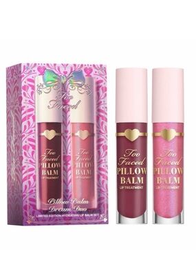 Too Faced Pillow Balm Duo limited edition fairy kiss and berry jams kiss